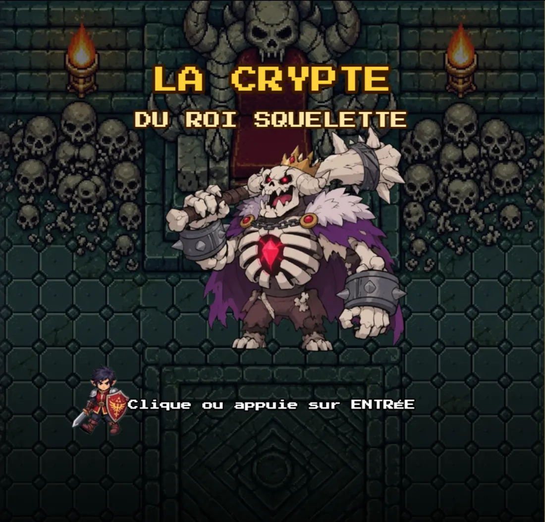 Grimvault — écran titre